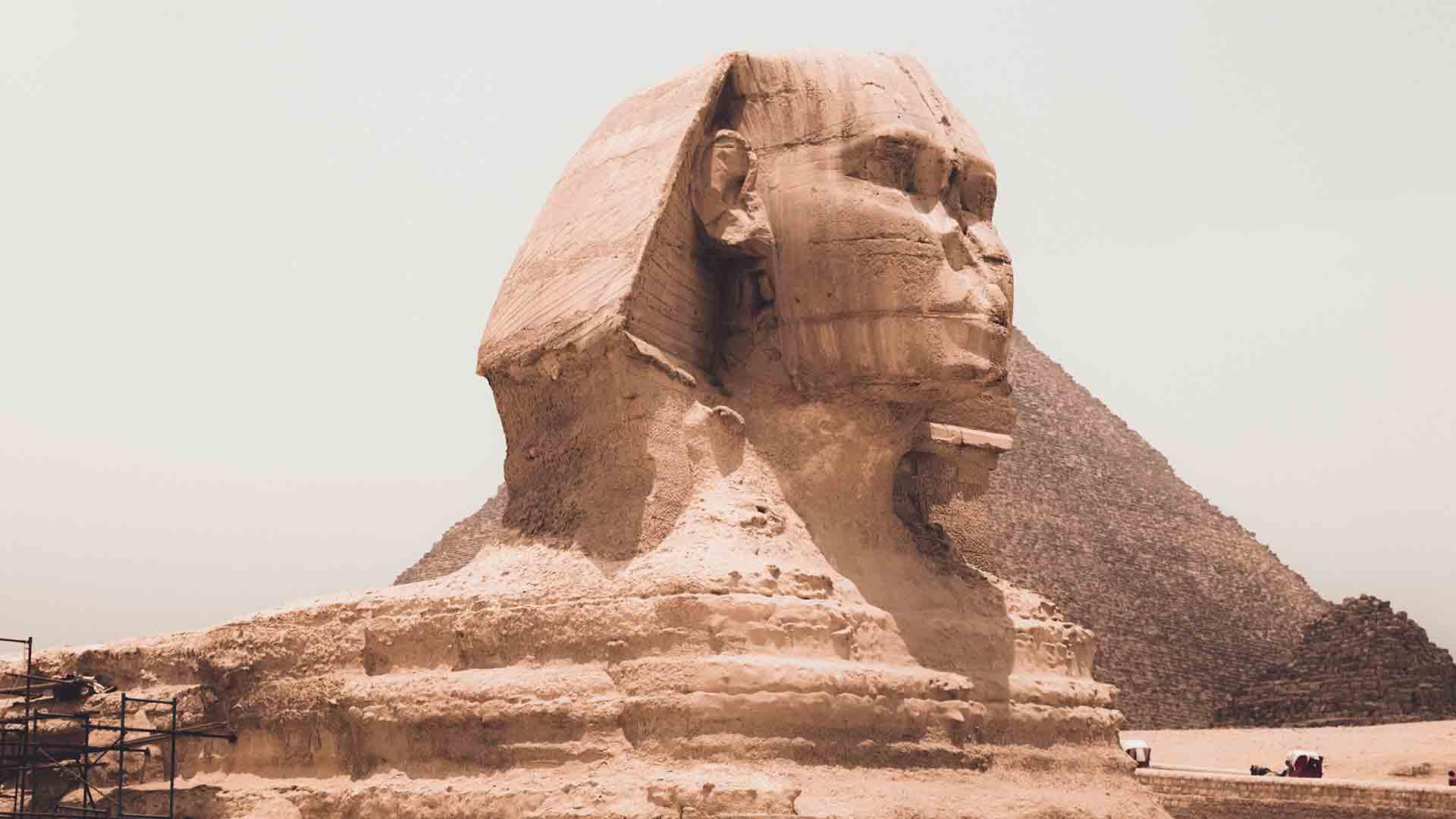 Tutankhamun statue in Egypt